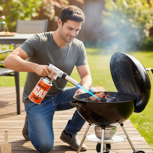 Kitchen butane gas blow torch - butane,