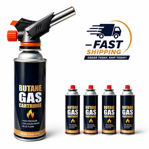 Butane gas blow torch burner - gas,